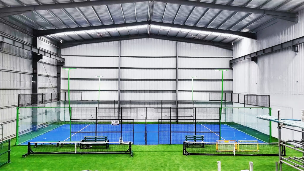 panoramic padel court