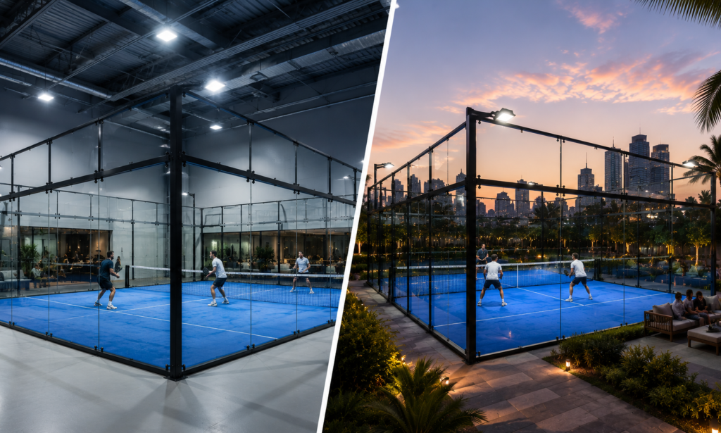 lapangan padel panorama
