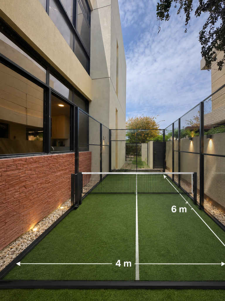 padel court dubai Damac hill