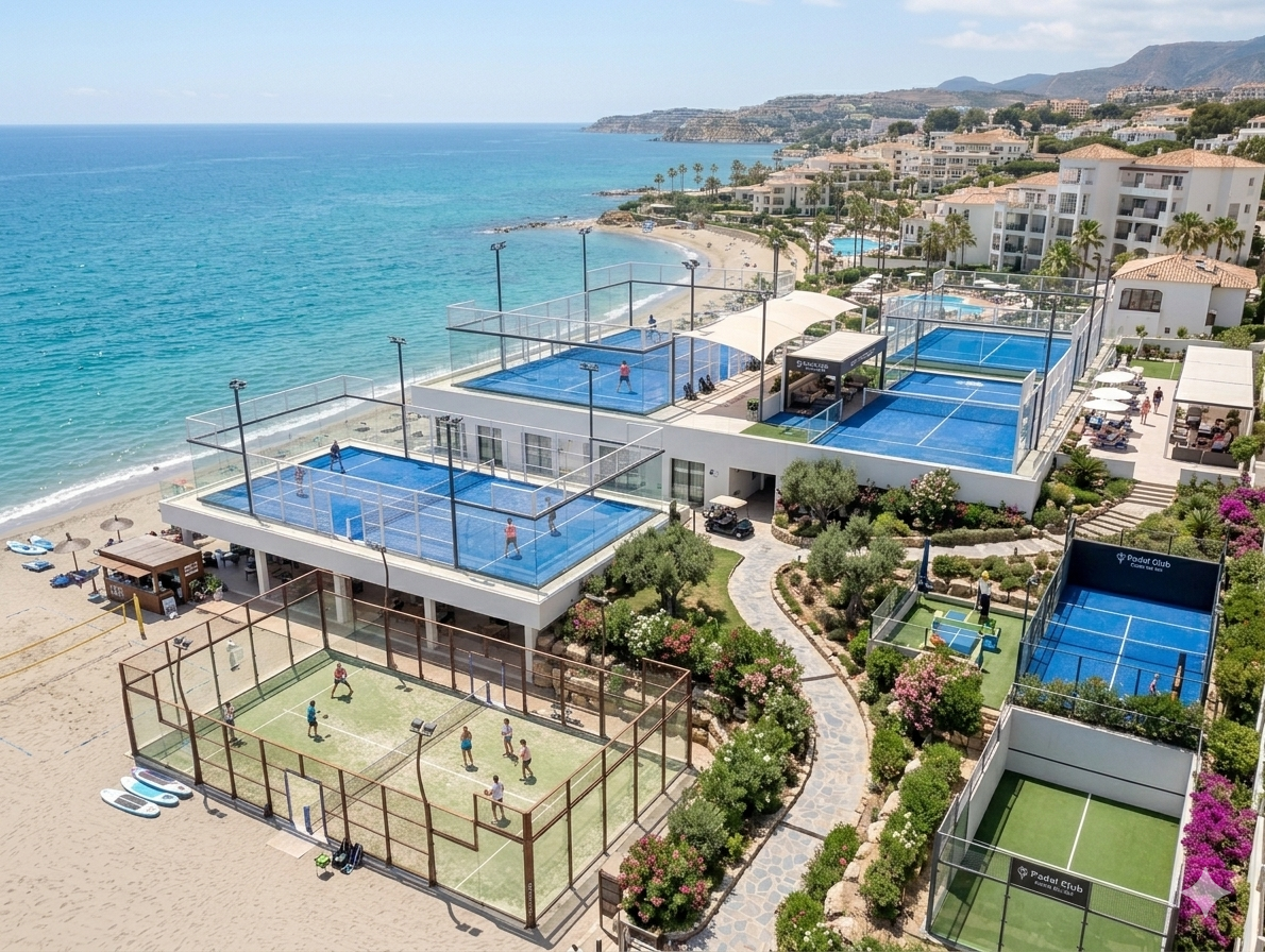 padel court seaside