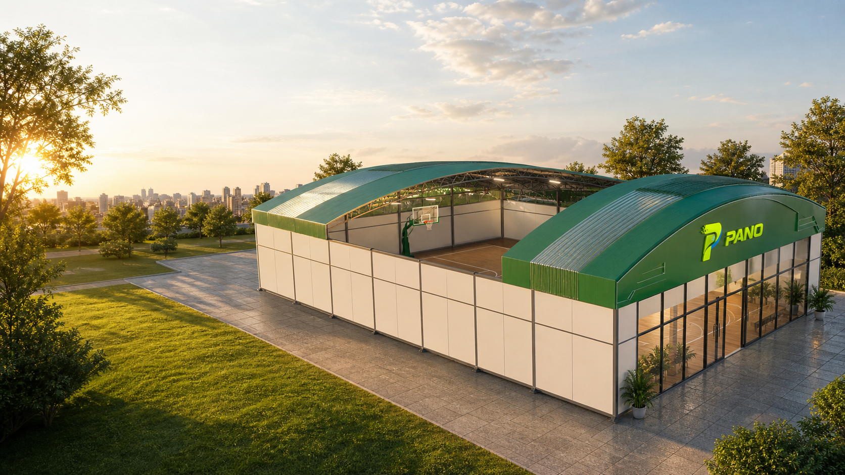 padel court canopy