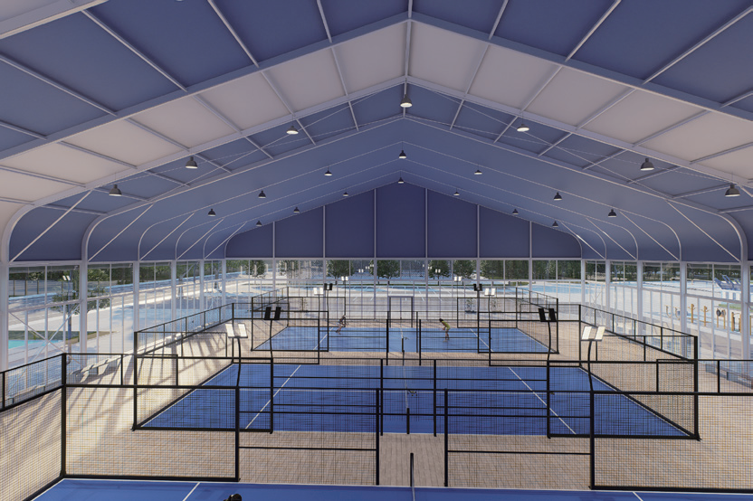 padel court roof 